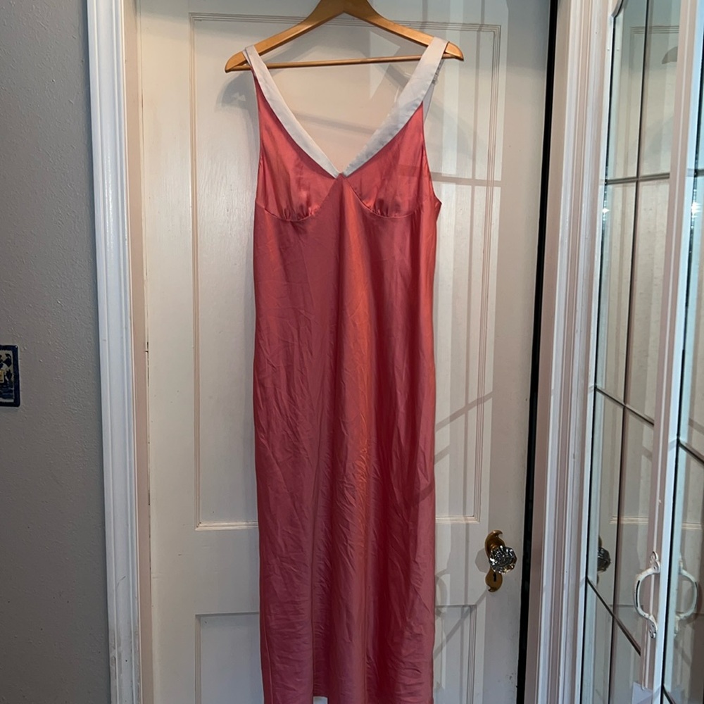 Y2K I. Magnin sweetheart slip dress sleeveless